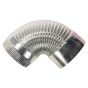 90° crimped elbow