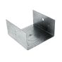 Z-Max half post base - 5 1/2" x 5 1/2" x 3"
