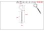 Eye Bolt with Nut - Zinc - 1/2" x 4"