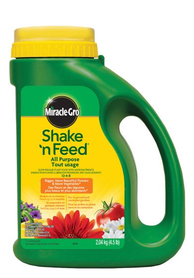 Engrais pour plantes à libération progressive tout usage 12-4-8 Shake'N Feed, 2,04 kg