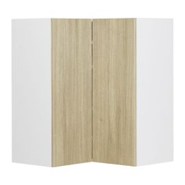 Caisson supérieur de coin 2 portes, Beauté Naturelle, bois, 24" x 30" x 12 1/2"
