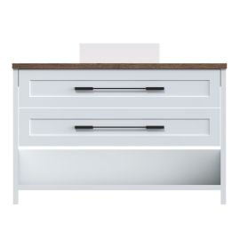 Vanity &ndash; Artemis &ndash; Mat White - 48" x 21"