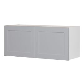 Caisson supérieur de frigo 2 portes, Shaker, gris, 33" x 14" x 12 1/2"