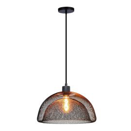 Luminaire suspendu Jizell, 44 cm, noir