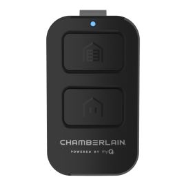 Télécommande universelle pour porte de garage, 2 boutons, noir