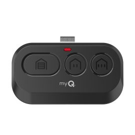 Télécommande universelle pour porte de garage, 3 boutons, noir