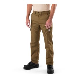 Stretch Cargo Work Pants - 38-32" - Military Green