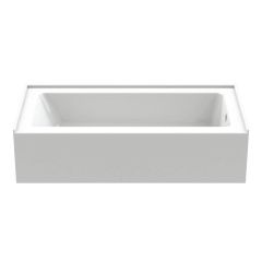 Carene Skirted Bathtub - 59 7/8" x 29 3/4" - High-gloss Acrylic - Right-Hand Outlet
