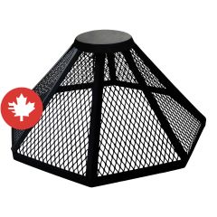 BBQ Fireguard - Black Steel In Box