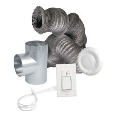 Optional Bathroom Installation Kit for Air Exchanger HRV110 & ERV130