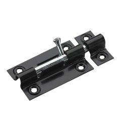 Verrou cylindrique, noir, 3"