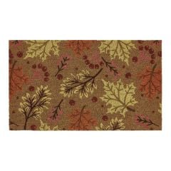 Tapis en coco, Automne, 18" x 30"