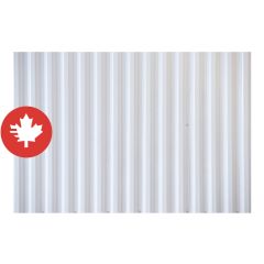 PVC Corrugated Pannel - White - 40" x 98"