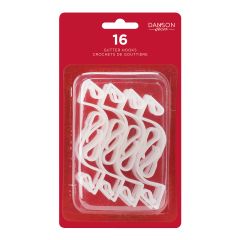 Gutter Hooks - 2.6’’ - Clear - 16/Pkg