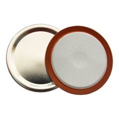 1-Piece Mason Jar Lids, Regular Mouth, D68 mm, 12/Pkg