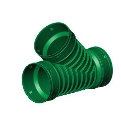 Plastic "Y" - 4" - Green