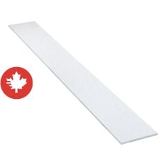 Melamine Shelving Board - 5/8" x 12" x 97" - White