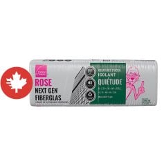 QuietZone Pink Next Gen Fiberglas Acoustic Insulation - Steel Stud - 16" x 48" x 3 5/8" - Covers 128 sq. ft