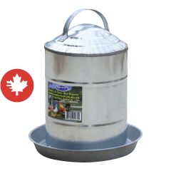 Fontaine à double paroi pour volaille, 2 gal