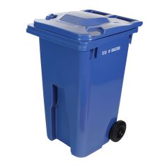 European Grip Wheeled Cart - 240 l - Blue