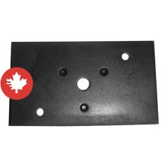 Plaque pour poteaux télescopiques