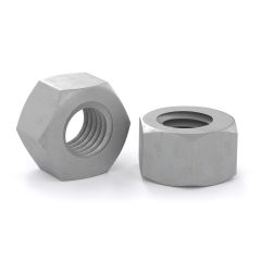 thumbnail image 2 of 1/2-13 UNC Hot Dipped Galvanized Hex Finish Nuts - QTY 50 By Albany County Fasteners 2 of 4
