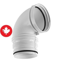 Dryer elbow connector