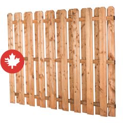 6' x 8' Cedar color popular  A.C.Q Treated fencing section