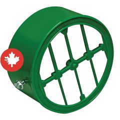 Grille de drain à gros trou, 6", vert