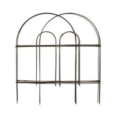 Clôture à jardin, bronze, 8" x 18"