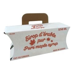 Boîte lithographiée pour cannes de sirop d'érable