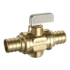Straight ball valve