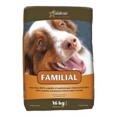 100% Complete and Balanced Food for Dogs of All Ages - FAMILIAL - 16 kg