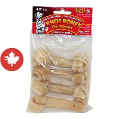 Os noués pour chien, 4,5", 4/pqt
