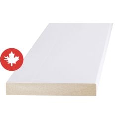 Zen Casing - White - 3/4" X 3 1/2" X 8'