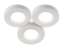 Set of 3 Under Cabinet LED Pucks