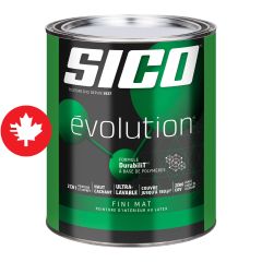 Paint SICO Evolution, Flat, White, 946 mL