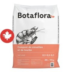 Compost de crevettes et de tourbe