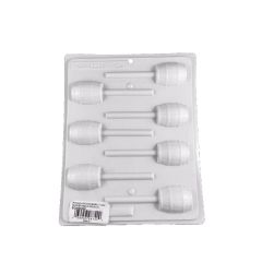 Moule à suçon en formes et cavités variables, baril