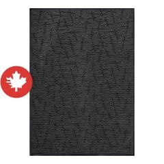 Tapis commercial, Besso, 3' x 50', polypropylène, quartz noir