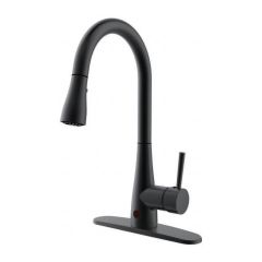 London Kitchen Sink Faucet - Black