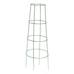 Inverted Four Ring Tomato Cage - 48" x16" - Green
