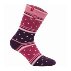 Bas thermiques pour femme, rose/mauve