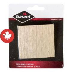 Wooden wedge for sledge hammers and axes