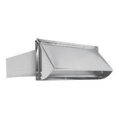 Wall Exhaust Hood - Galvanized - 10" x 3 1/4"
