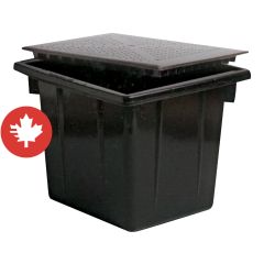 Fosse de drain, 14" x 16" x 15"