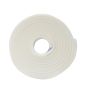 Ruban en mousse auto-ajustant, blanc, 1/2" x 16'