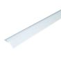 Coupe-froid en aluminium et vinyle pour porte, blanc, 36"