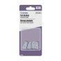 Verrou pivotant pour cadre de moustiquaire, blanc, 8/pqt