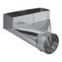 Sortie angulaire, 2 1/4" x 10" x 5"